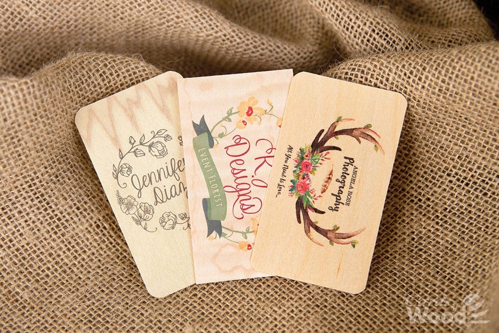Cards Of Wood Business Cards