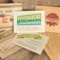 Custom Printed Wood Gift Certificates