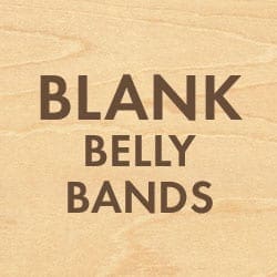 Wood Veneer Not Printed Belly Bands