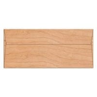 #10 Long Flap Wood Veneer Custom Printed Envelope