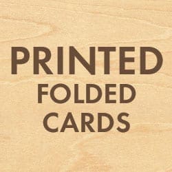 Wood Veneer Blank Folded Cards
