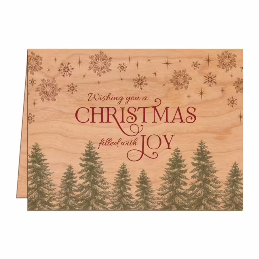 Vintage Trees Christmas Joy