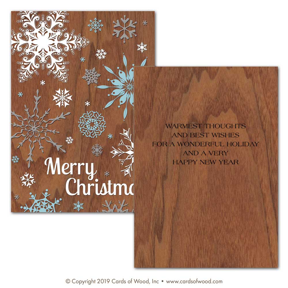 Mara-mi Christmas Boxed Note Cards w Envelopes Brown Skin Santa Ho