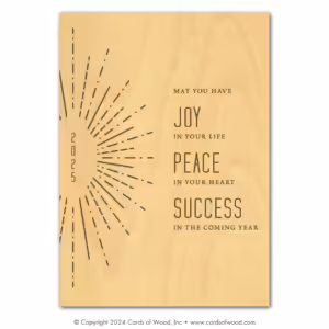 May You Have Joy Wooden Card